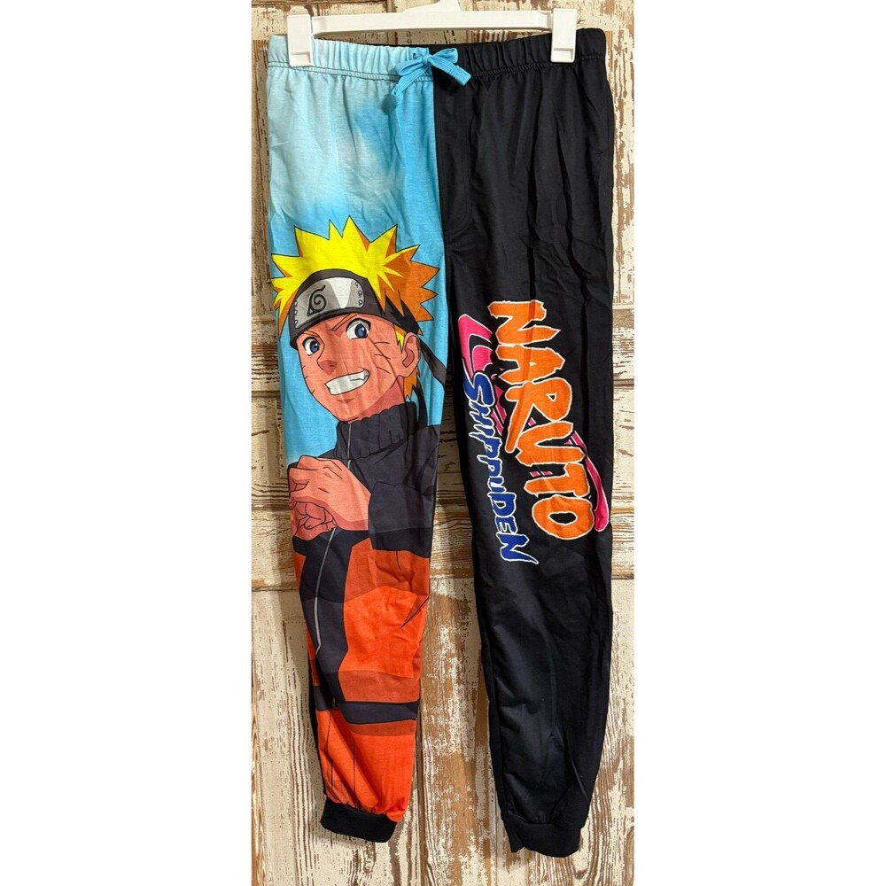Men's Shippuden Naruto Anime Lounge Sleep Pajama Pants - Size Large - Picture 2 of 4